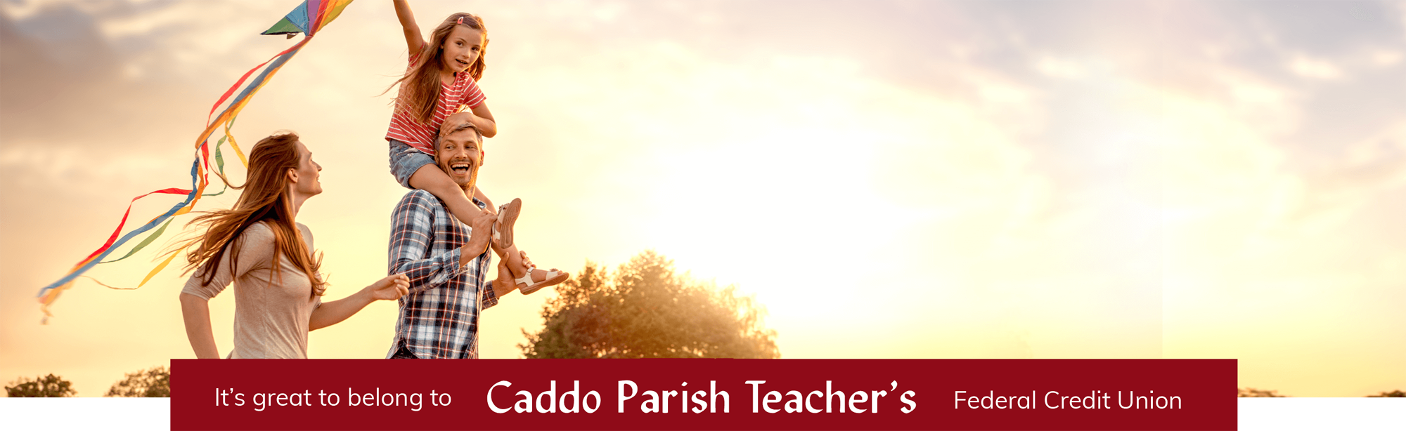 It's great to belong to Caddo Parish Teacher's Federal Credit Union.